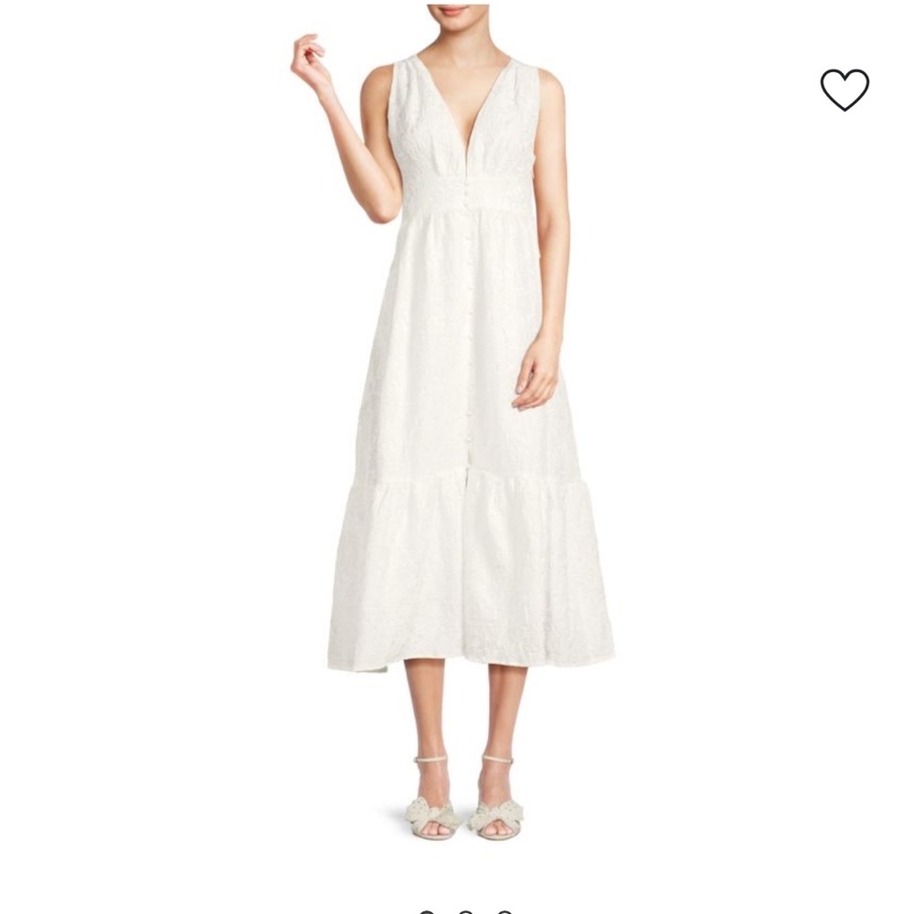 En Saison Corsica Textured Midi Dress